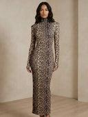 Lira-Leopard Maxi Dress
