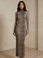 Lira-Leopard Maxi Dress