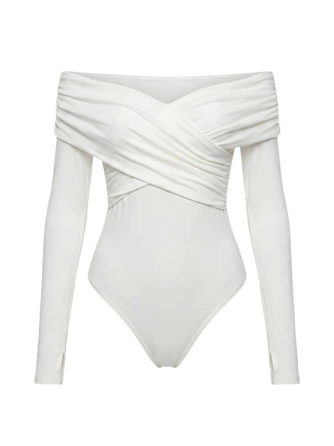 Mirel–Off-Shoulder Bodysuit - Vessita