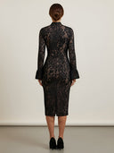 Mila-Black Lace Midi