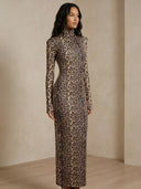 Lira-Leopard Maxi Dress