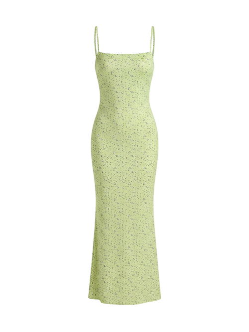 Elina-Floral Slip Maxi