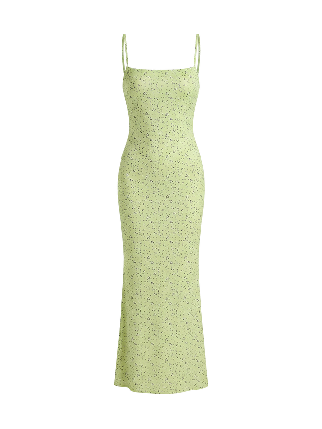 Elina-Floral Slip Maxi