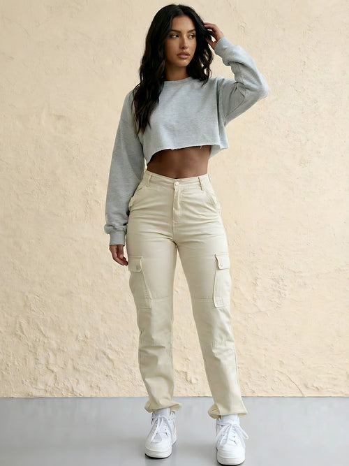 Flora–Utility Cargo Pants - Vessita