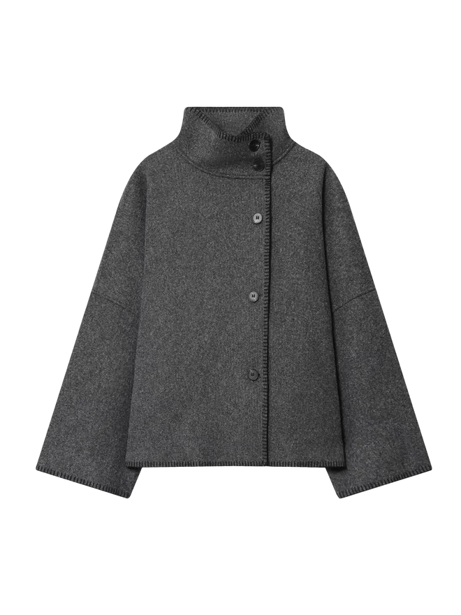 Orla-Modern Snap Coat