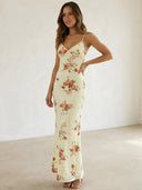 Hayat-Satin Bloom Dress