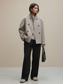 Sora-Urban Wool Jacket - Vessita
