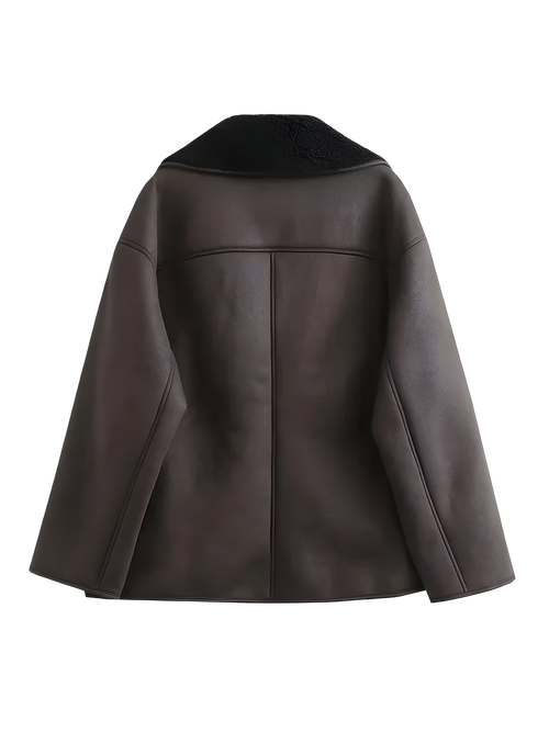 Lina-Shearling Jacket