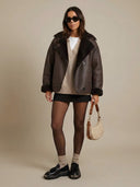 Lina-Shearling Jacket