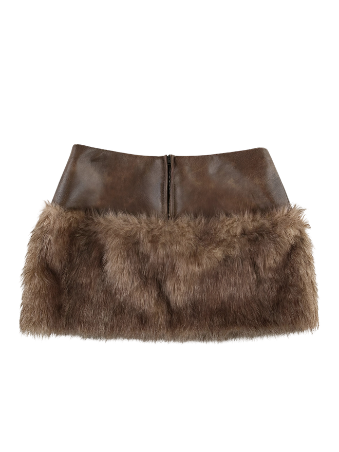 Nola-Luxe Fur Skirt