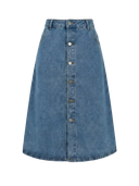 Sera–Denim Aline Skirt - Vessita