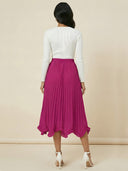 Selia–Flow Pleat Skirt - Vessita