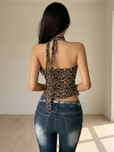 Nina-Leopard Halter - Vessita