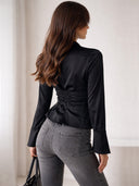 Nara-Classic Button Top