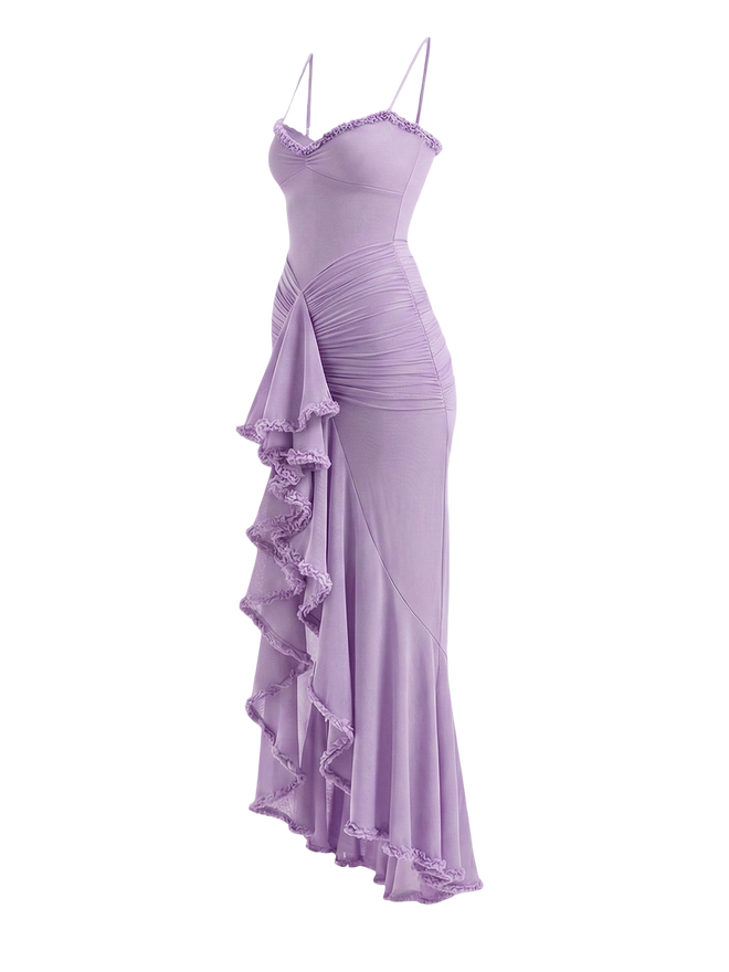 Lilou-Ruffle Maxi Dress
