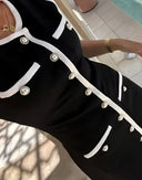 Noor-Scallop Hem Dress