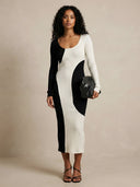 Lira–Elegant Striped Dress