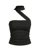 Mia-Asym Halter Top - Vessita