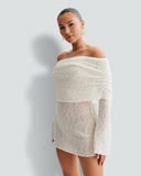 Noor-Off Shoulder Mini