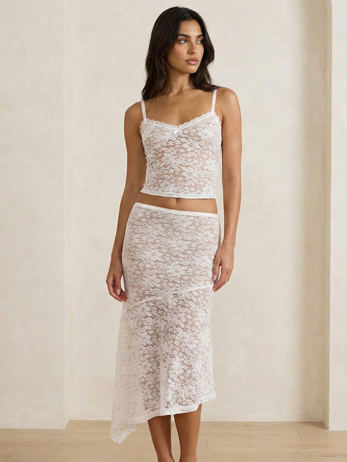 Luni-Lace Skirt Set