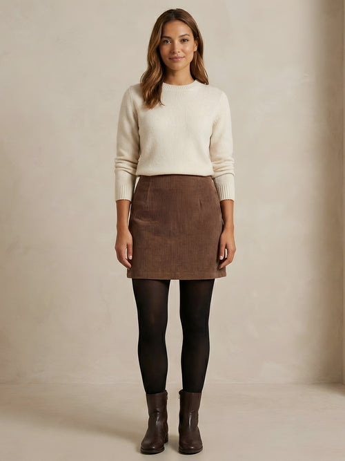 Elora-Luxe Knit Skirt