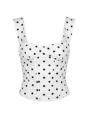 Nina-Polka Corset Top