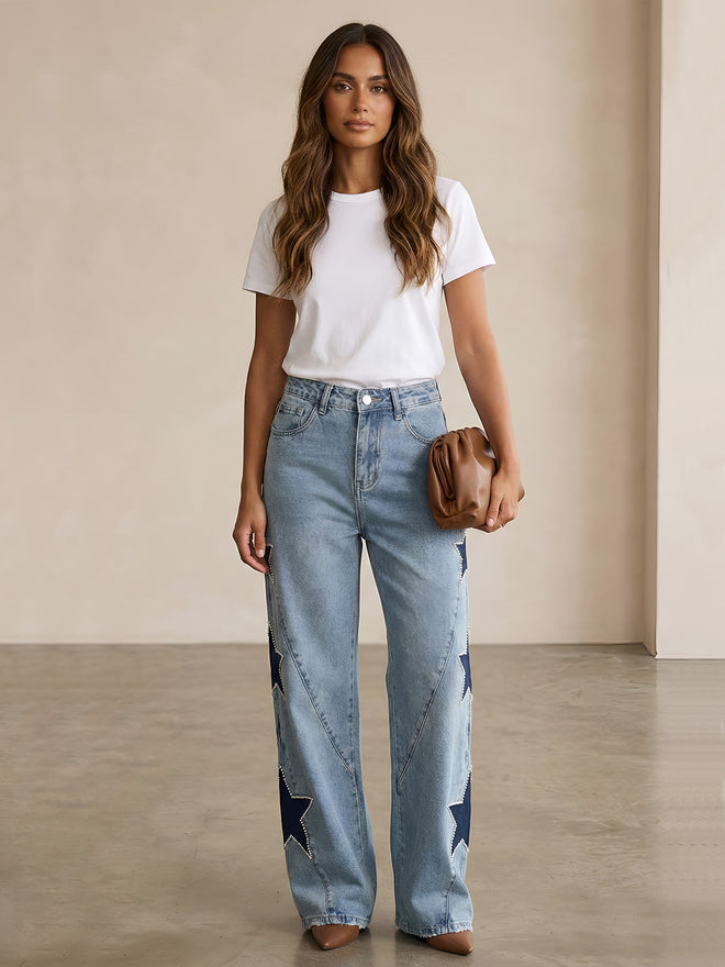 Lola-Luxe Star Jeans