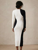 Lira–Elegant Striped Dress