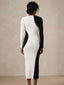 Lira–Elegant Striped Dress