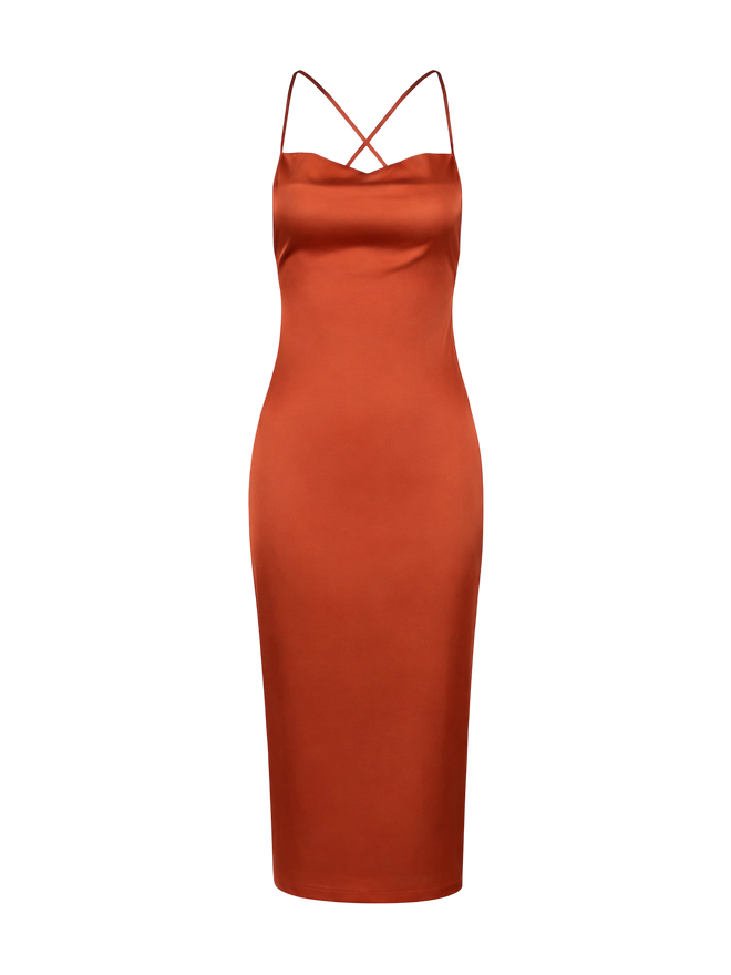 Naya-Luxe Midi Dress - Vessita