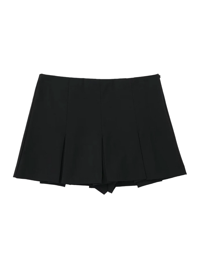 Rhea-Luxe Pleat Skirt