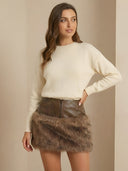 Nola-Luxe Fur Skirt