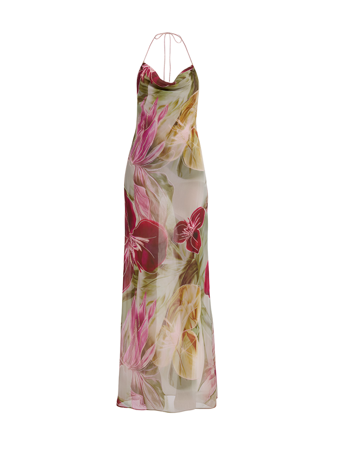 Zara-Sheer Bloom Dress