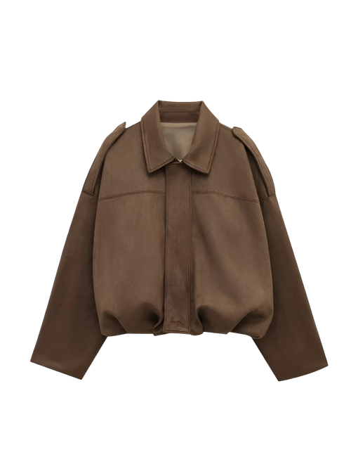 Lena-Soft Crop Jacket