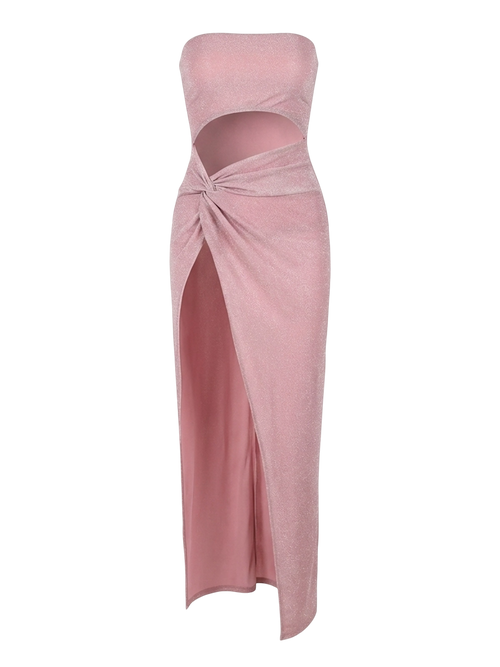 Talia–High Slit Dress - Vessita