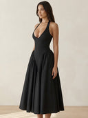 Noelia-Halter Midi Dress