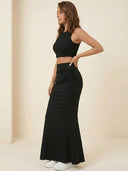 Mira-Luxe Maxi Skirt