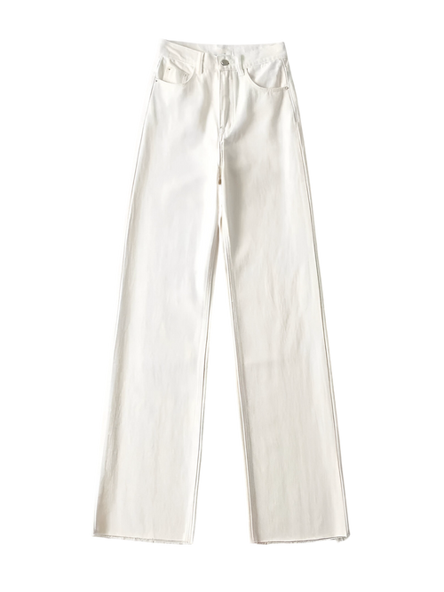 Lina–Classic Wide Denim - Vessita