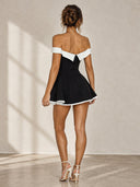 Luxe Contrast Mini Dress