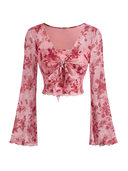 Bloom Mesh Crop Top