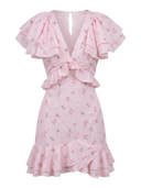 Floral Ruffle Mini Dress