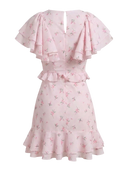 Floral Ruffle Mini Dress