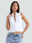 Vera-Vintage Halter Top