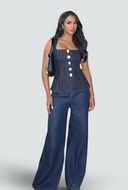 Clio-Corset Denim Style