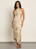Selin-Leopard Luxe Gown