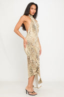 LENA-Leopard Luxe Gown