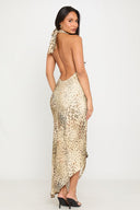 LENA-Leopard Luxe Gown