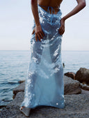 Isla-Drape Shine Dress