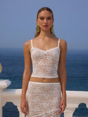 Noor-Lace Skirt Set