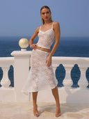 Noor-Lace Skirt Set
